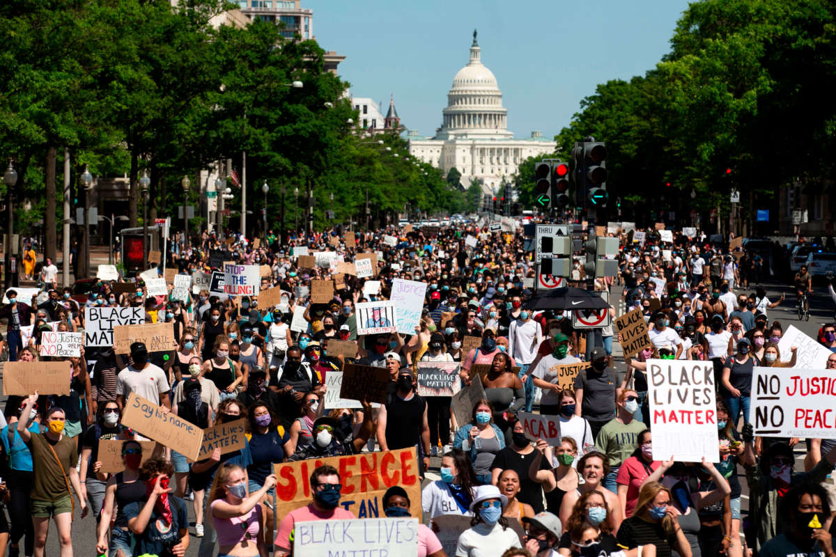 Standing With Black Lives Matter Protests: Opposing Police Brutality, Militarism, and All Forms of State Violence